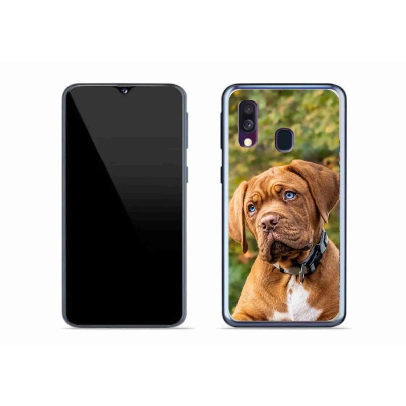 Gél borítás mmCase Samsung Galaxy A40 - kölyökkékhez