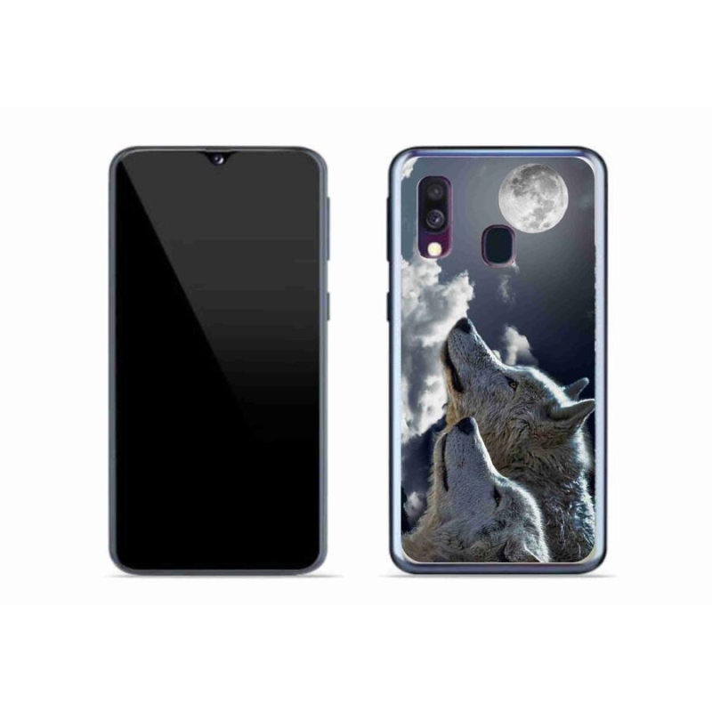 Gél borítás mmCase Samsung Galaxy A40 - feketékhez