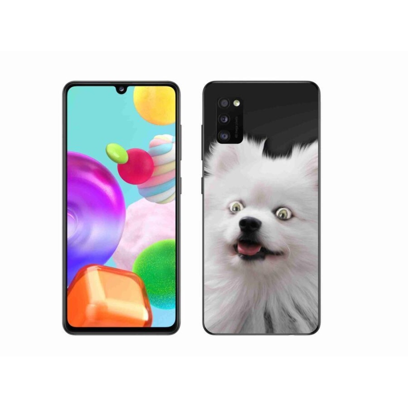 Zselés borítás mmCase Samsung Galaxy A41 - fehér tüske