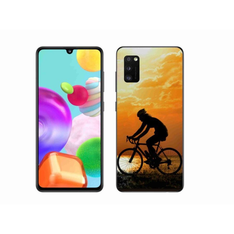 Gél borító mmCase Samsung Galaxy A41 - kerékpározás