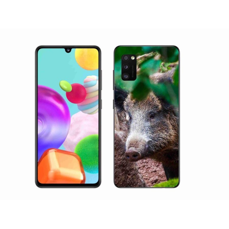 Gél borítás mmCase Samsung Galaxy A41 - vaddisznóhoz