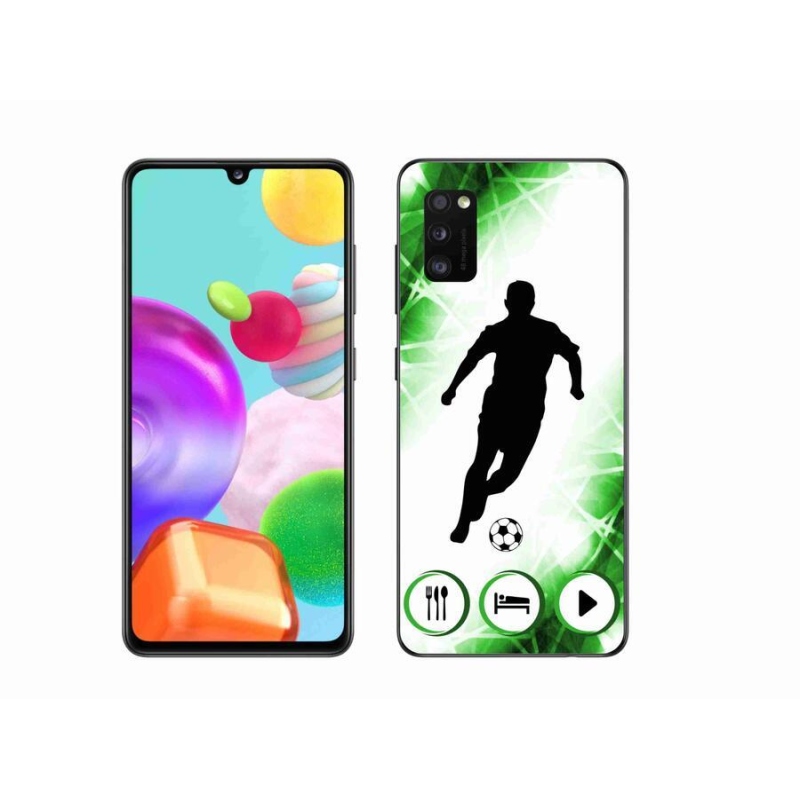 Gél borítás mmCase Samsung Galaxy A41 - focista számára
