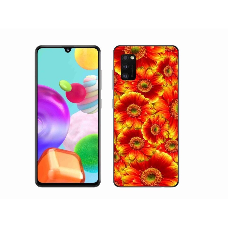 Gél borító mmCase mobiltelefonhoz Samsung Galaxy A41 - gerbera 1