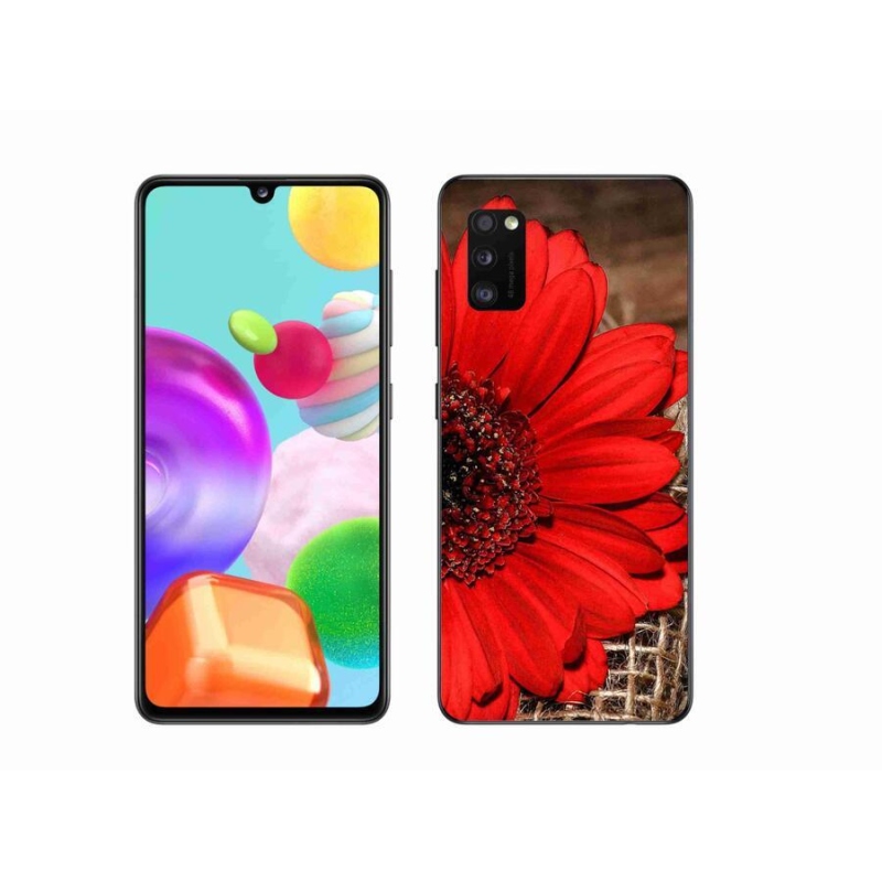Gél borítás mmCase Samsung Galaxy A41 készülékhez - gerbera