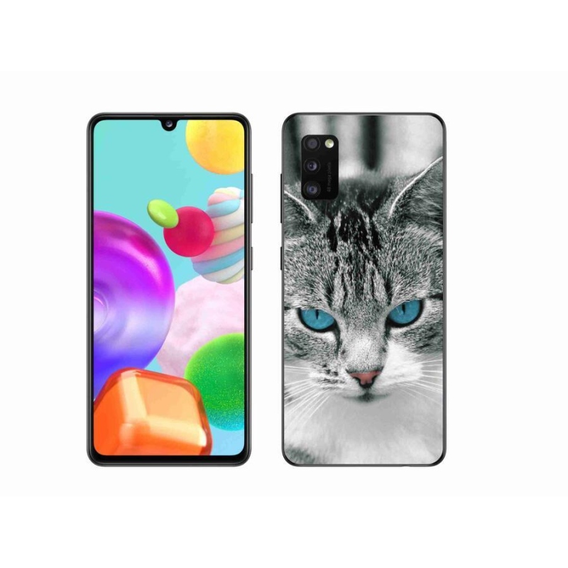 Zselés borítás mmCase Samsung Galaxy A41 - macskaszem 1