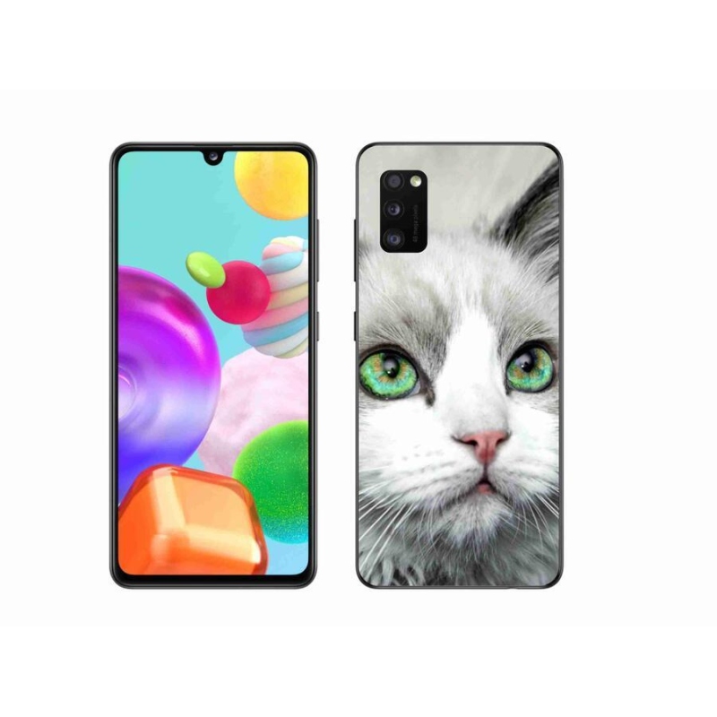 Zselés borítás mmCase Samsung Galaxy A41 - macskaszem