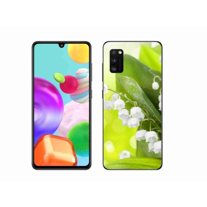 Gél borító mmCase a mobiltelefonon Samsung Galaxy A41 - lily of the valley