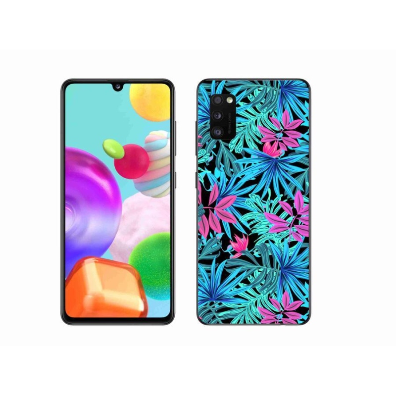Zselés borítás mmCase Samsung Galaxy A41 - virágok 3