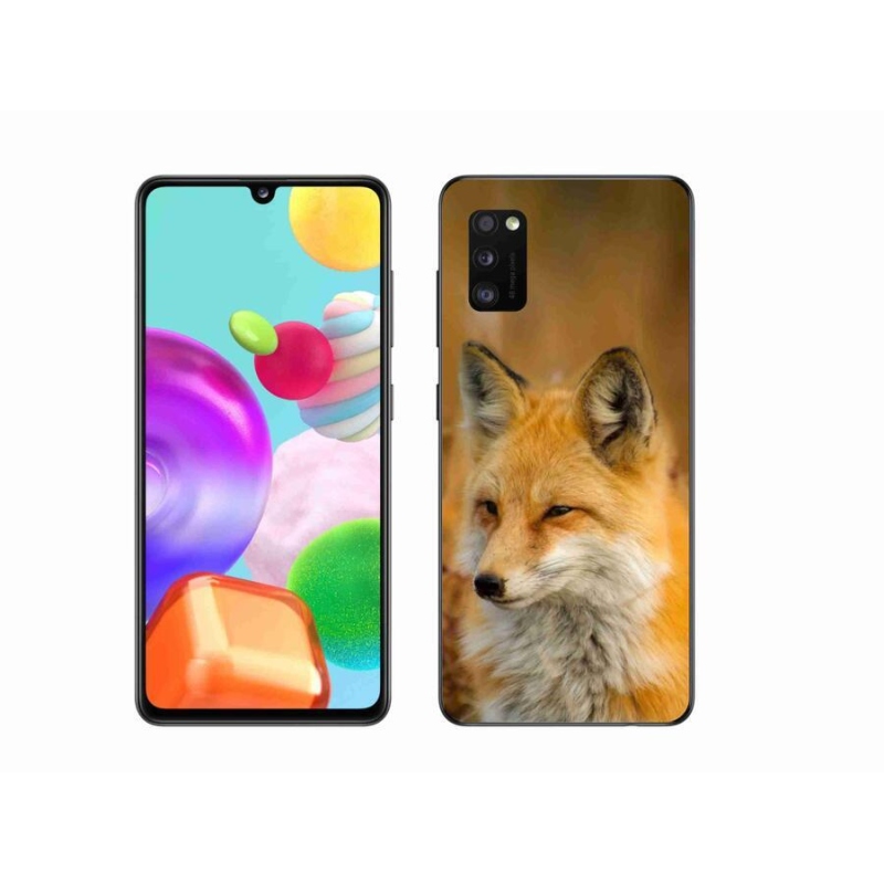 Zselés borítás mmCase Samsung Galaxy A41 - rókakékhez