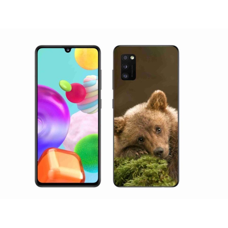 Zselés borítás mmCase Samsung Galaxy A41 - medve