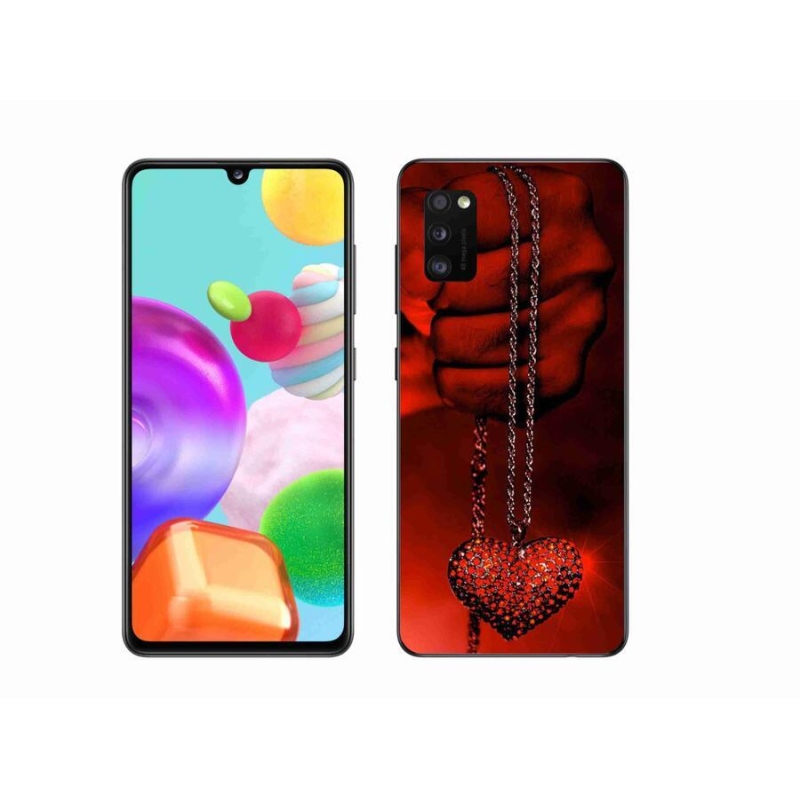 Gél borítás mmCase Samsung Galaxy A41 - nyaklánc