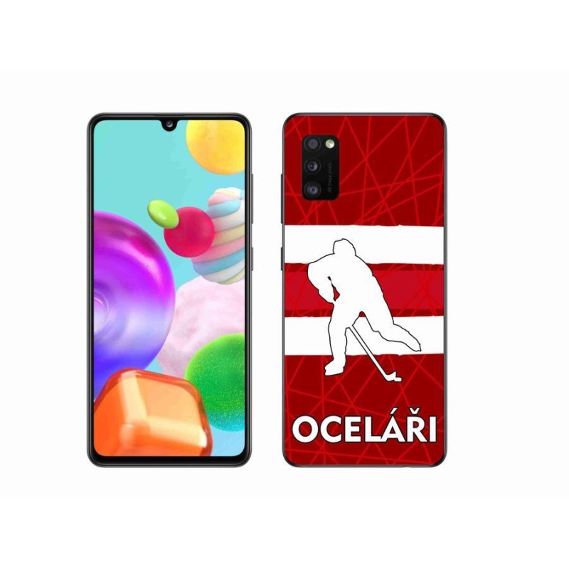 Zselés borítás mmCase Samsung Galaxy A41 - Steelers