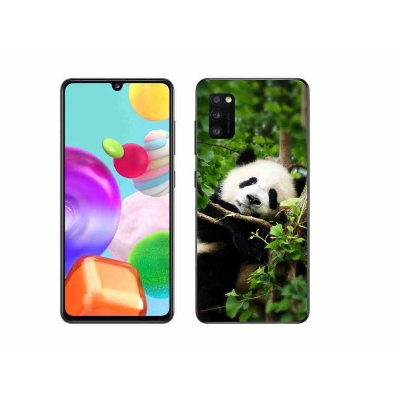 Gél védőhuzat mmCase Samsung Galaxy A41 - panda