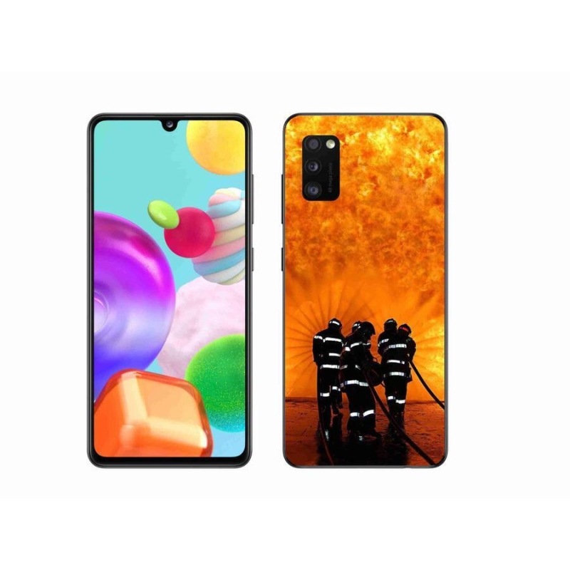 Gél borítás mmCase Samsung Galaxy A41 - tűz