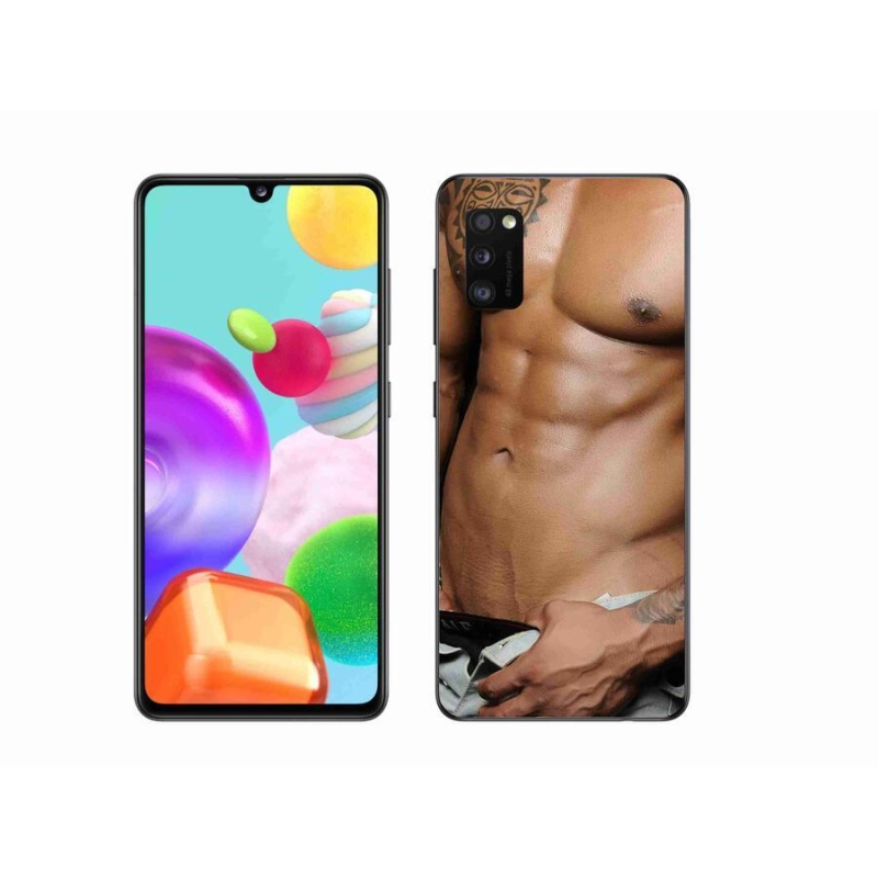 Gél borítás mmCase Samsung Galaxy A41 - szexi férfi