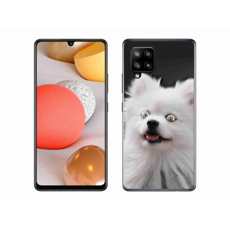Gél védőhuzat mmCase Samsung Galaxy A42 5G - fehér tüske