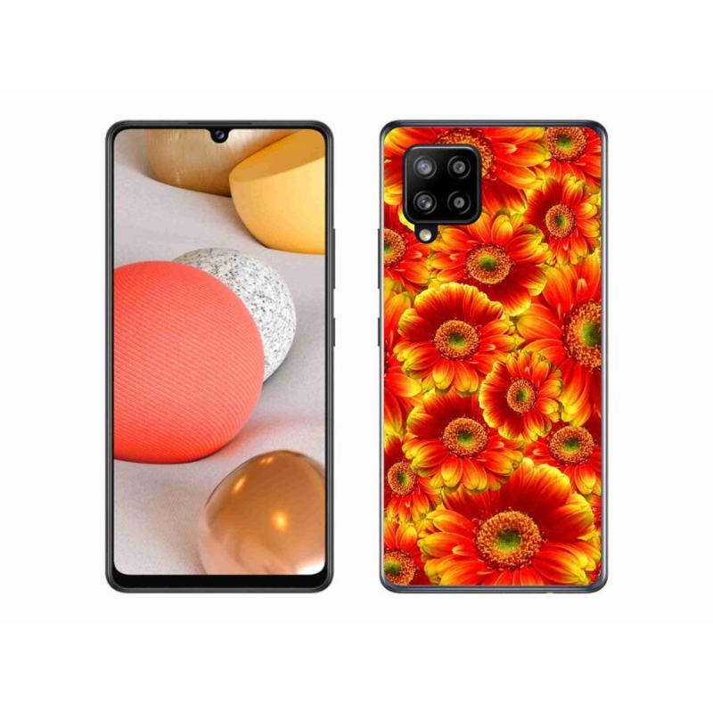Gél borítás mmCase Samsung Galaxy A42 5G - gerbera 1