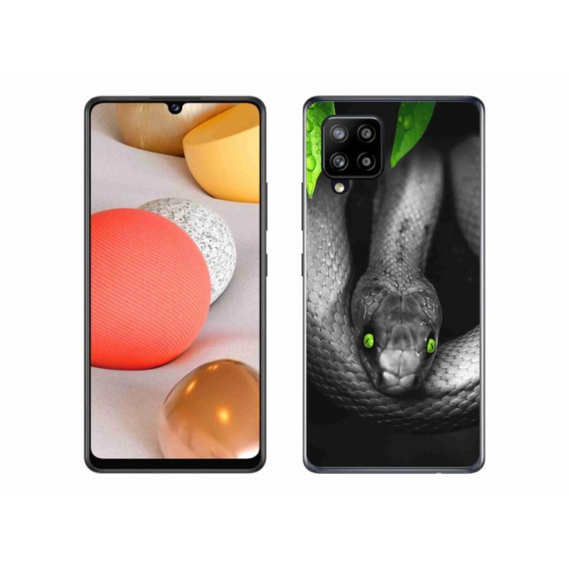 Gél védőburkolat mmCase Samsung Galaxy A42 5G - kígyó
