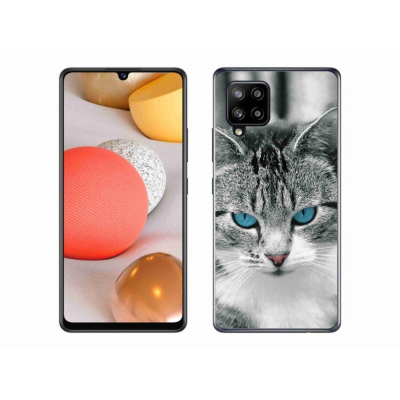 Zselés borítás mmCase Samsung Galaxy A42 5G - macskaszem 1