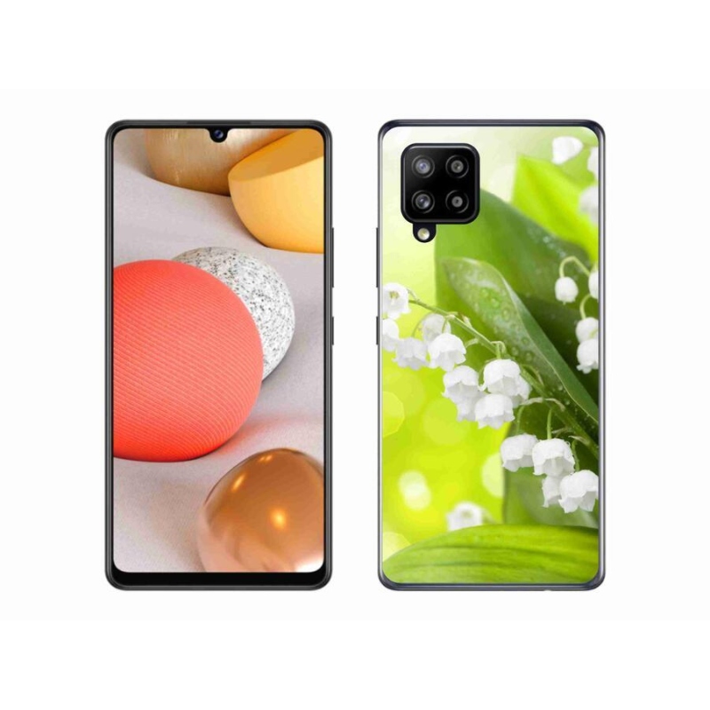 Gél borítás mmCase Samsung Galaxy A42 5G - lily of the valley - gyöngyvirág