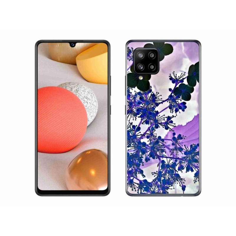Gél borítás mmCase Samsung Galaxy A42 5G - hortenzia virág
