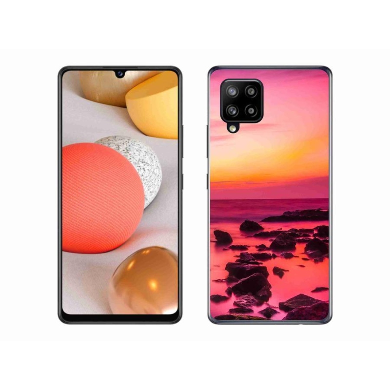 Gél borító mmCase Samsung Galaxy A42 5G - tenger és ragyogás