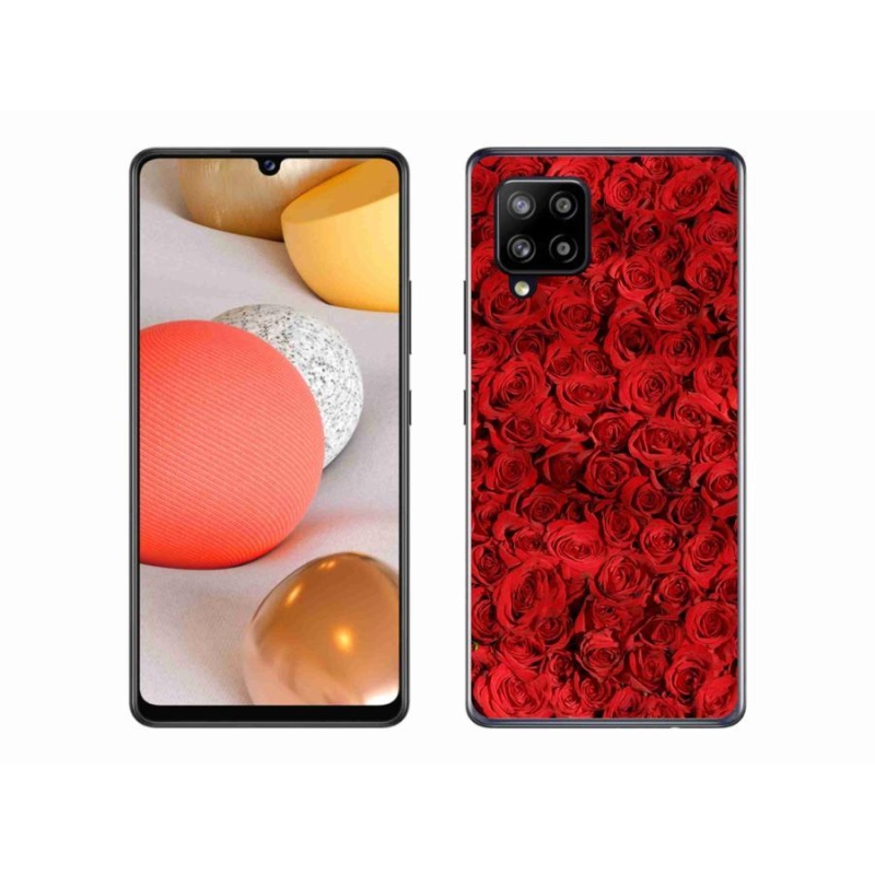 Zselés borítás mmCase Samsung Galaxy A42 5G - rózsaszínű