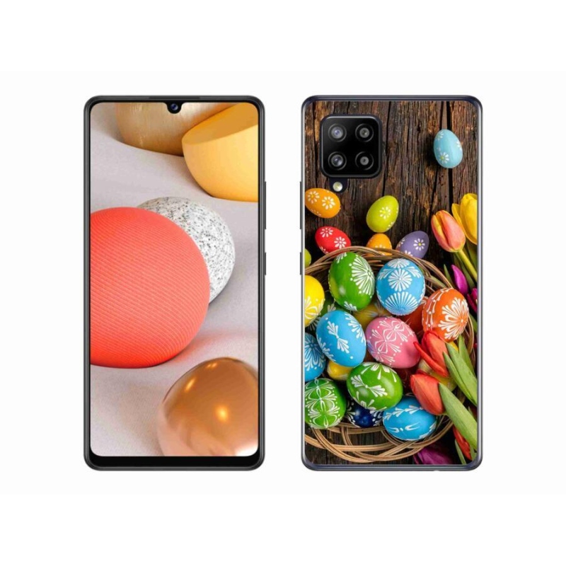 Gél borítás mmCase Samsung Galaxy A42 5G - Húsvéti tojás