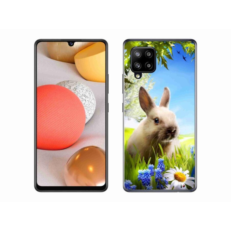 Zselés borítás mmCase Samsung Galaxy A42 5G - nyuszi