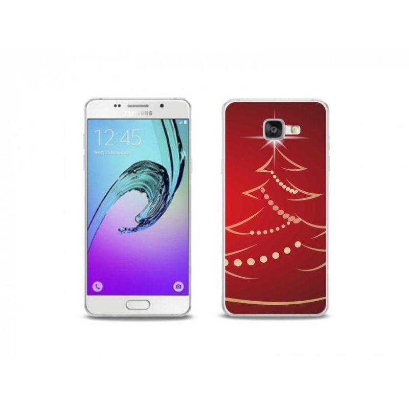 Gél borítás mmCase Samsung Galaxy A5 (2016) - karácsonyfa karikatúra