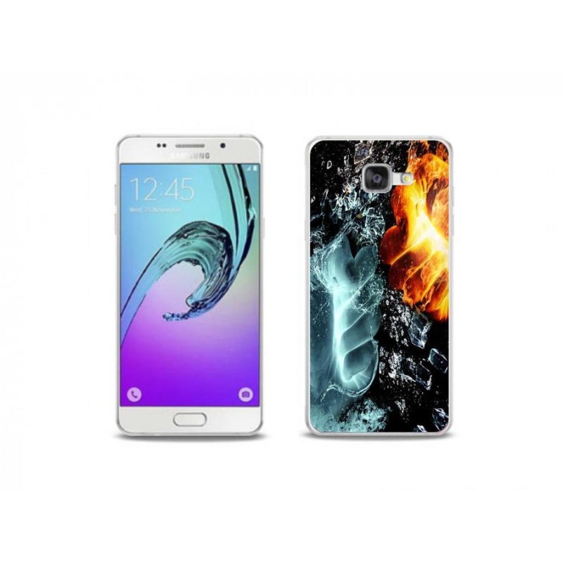 Zselés borítás mmCase Samsung Galaxy A5 (2016) - víz és tűz