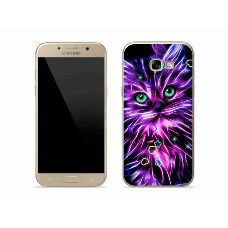 Gél borítás mmCase Samsung Galaxy A5 (2017) - absztrakt macska