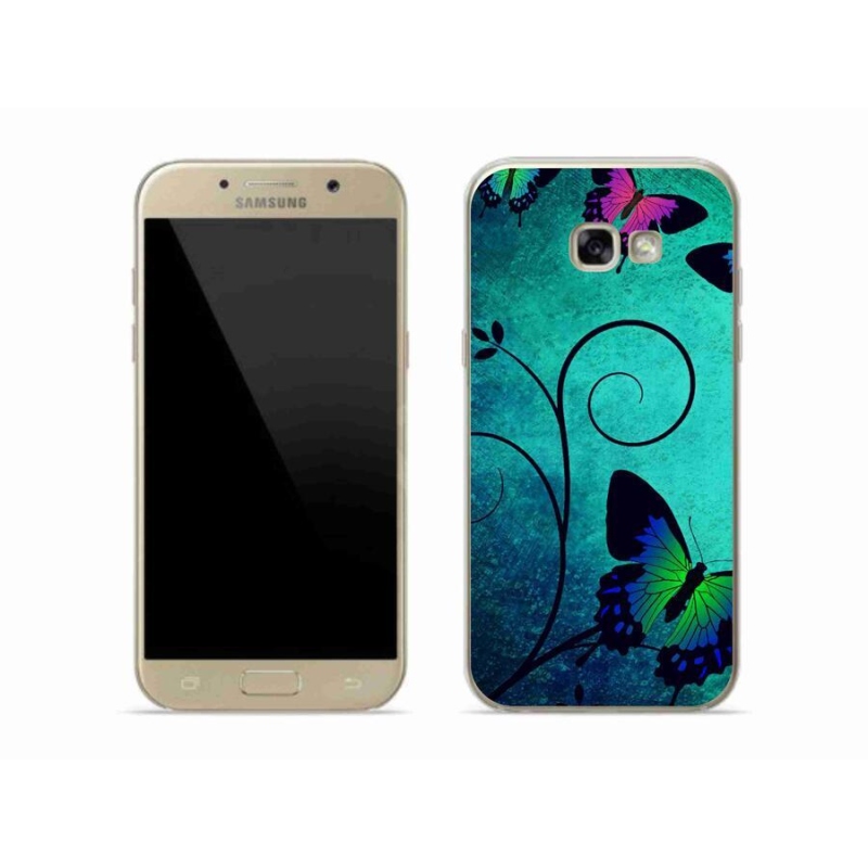 Gél borítás mmCase mobiltelefonhoz Samsung Galaxy A5 (2017) - színes pillangók