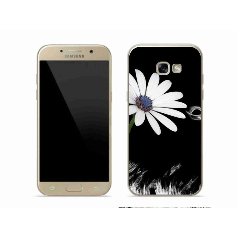 Gél védőhuzat mmCase Samsung Galaxy A5 (2017) - fehér virág
