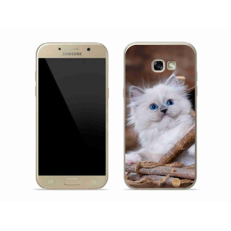 Gél védőhuzat mmCase Samsung Galaxy A5 (2017) - fehér cica