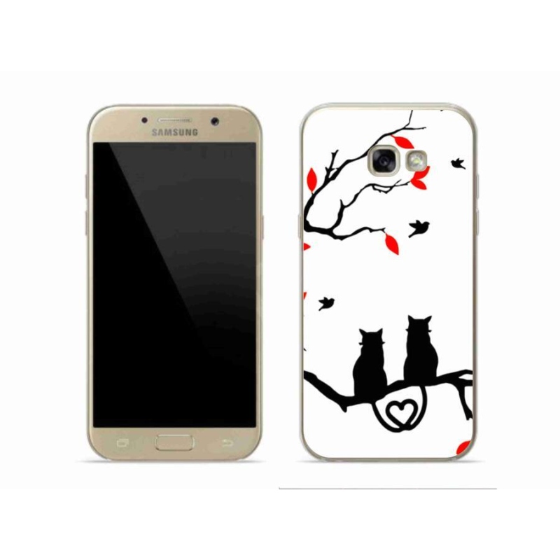 Gél borítás mmCase Samsung Galaxy A5 (2017) - macskás szeretet