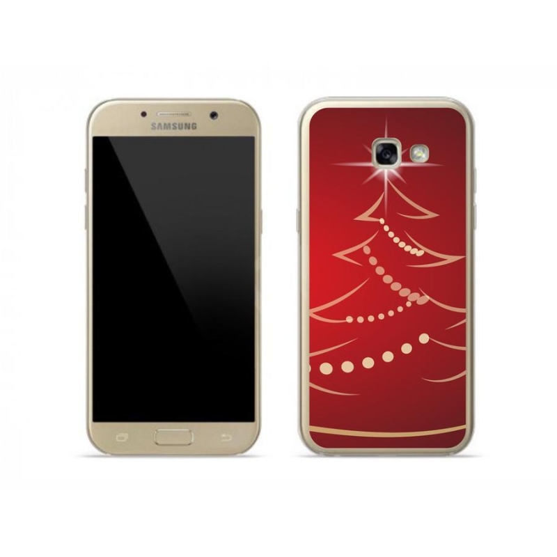 Gél borítás mmCase Samsung Galaxy A5 (2017) - karácsonyfa karikatúra