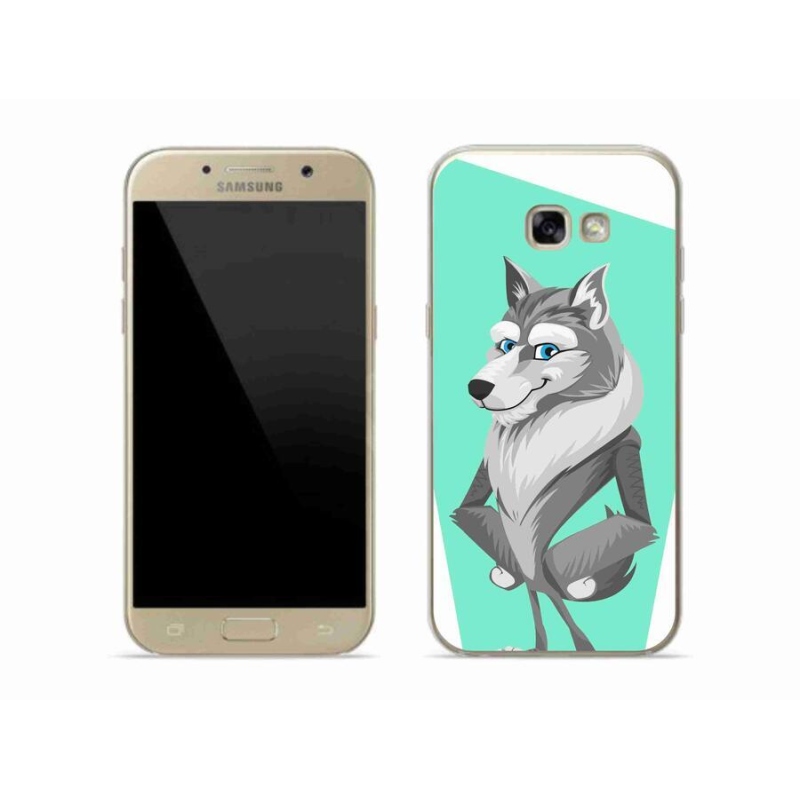 Zselés borítás mmCase Samsung Galaxy A5 (2017) - rajzfilm farkashoz