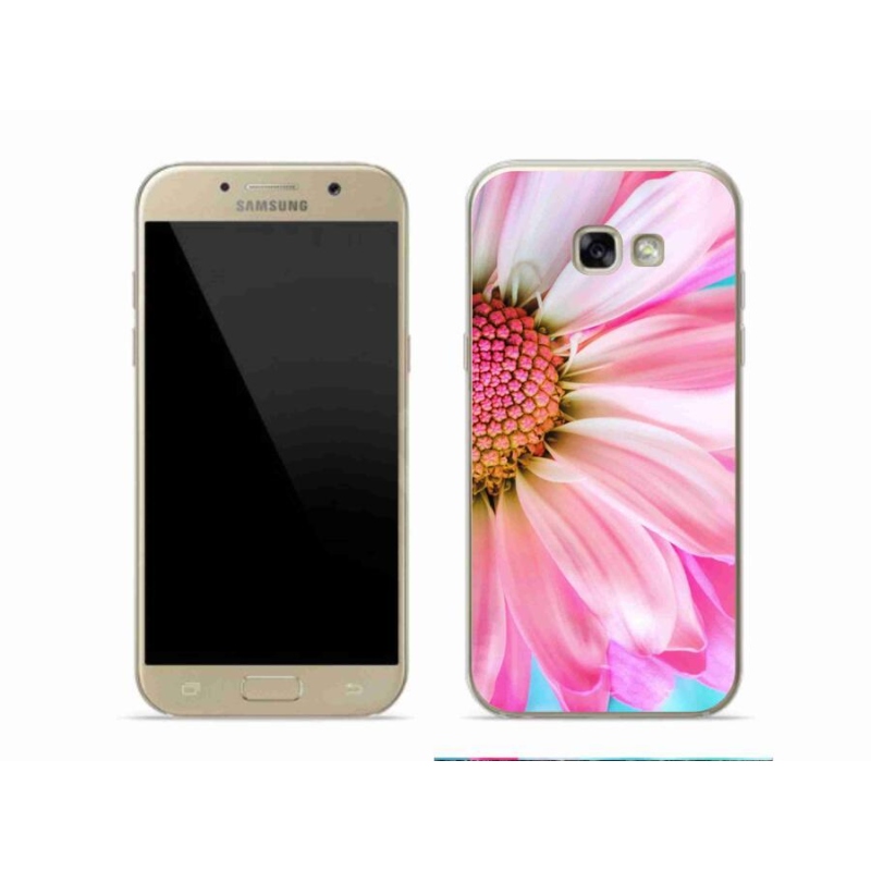 Gél védőhuzat mmCase Samsung Galaxy A5 (2017) - rózsaszín virág