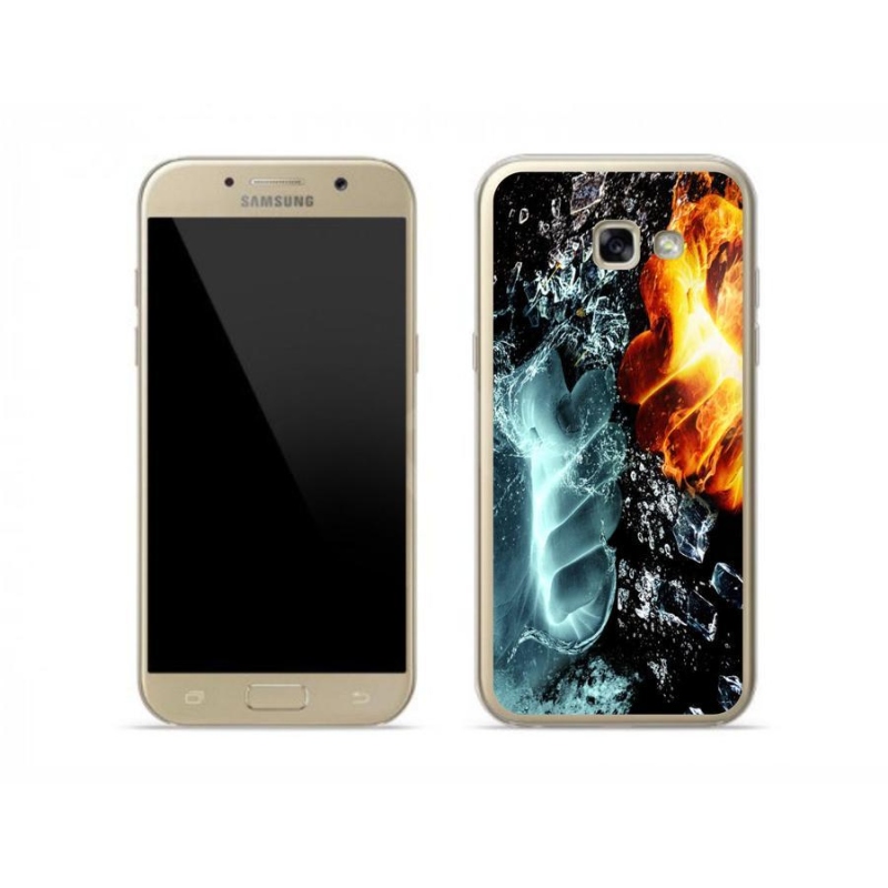 Zselés borítás mmCase Samsung Galaxy A5 (2017) - víz és tűz