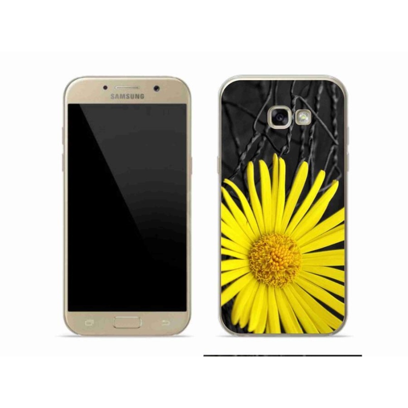 Zselés borítás mmCase Samsung Galaxy A5 (2017) - sárga virág