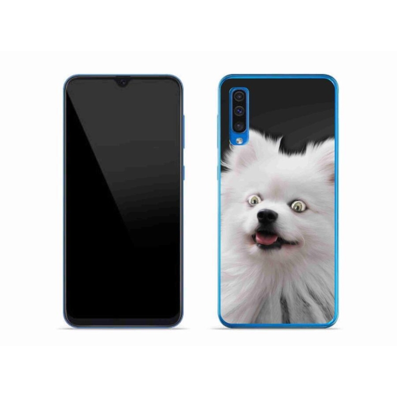 Gél védőhuzat mmCase Samsung Galaxy A50 készülékhez - fehér tüske