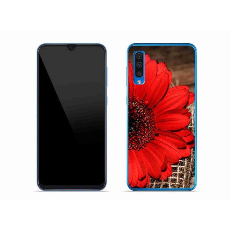 Gél borítás mmCase Samsung Galaxy A50 készülékhez - gerbera