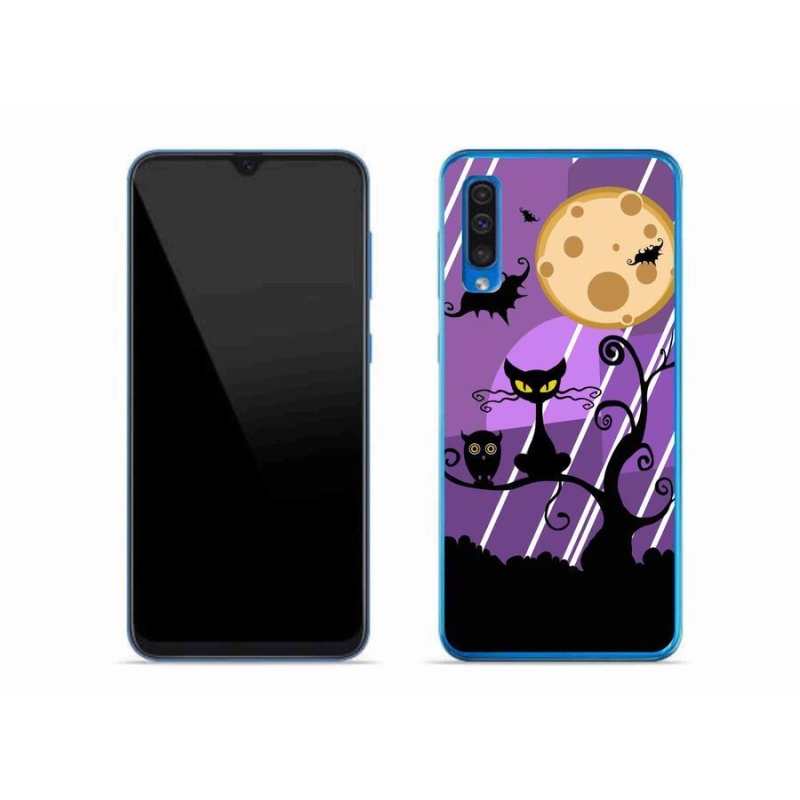 Gél borítás mmCase Samsung Galaxy A50 készülékhez - halloween