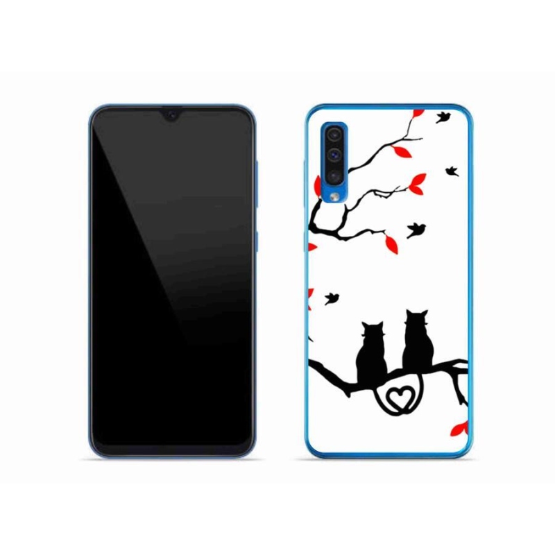 Gél borítás mmCase Samsung Galaxy A50 készülékhez - macskaszeretet