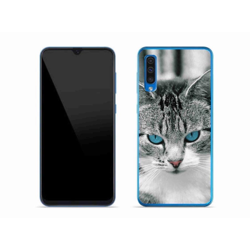 Zselés borítás mmCase Samsung Galaxy A50 készülékhez - macskaszem 1