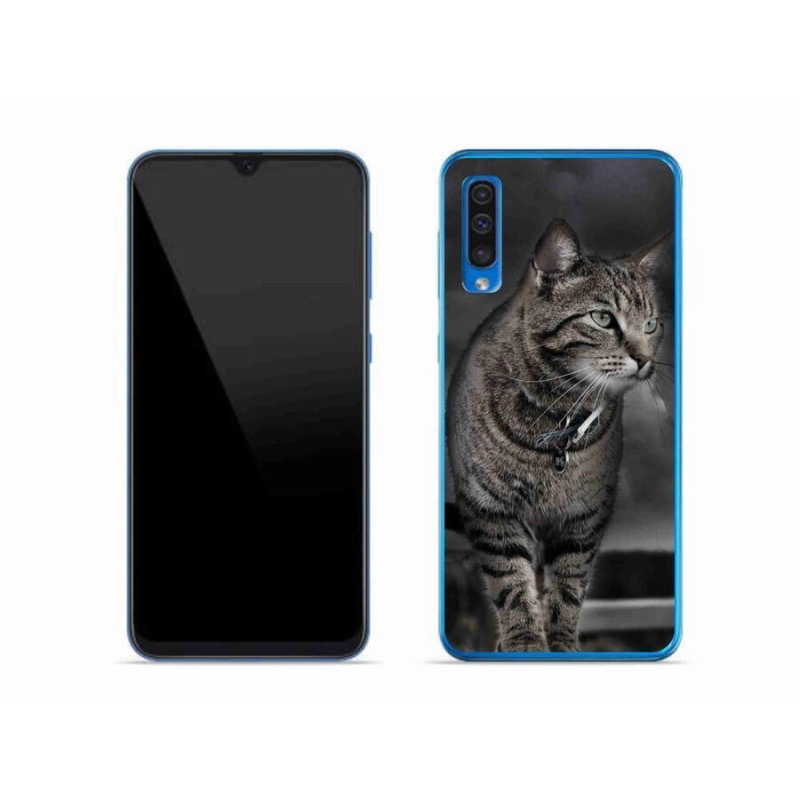 Zselés borítás mmCase Samsung Galaxy A50 készülékhez - macska