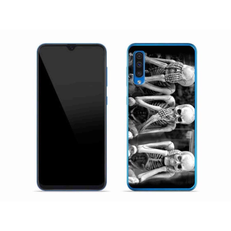 Zselés borítás mmCase Samsung Galaxy A50 - csontvázakhoz