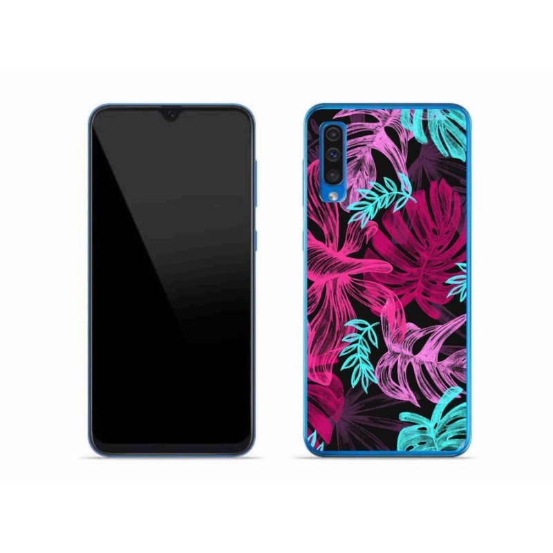 Gél védőhuzat mmCase Samsung Galaxy A50 - virágok 1