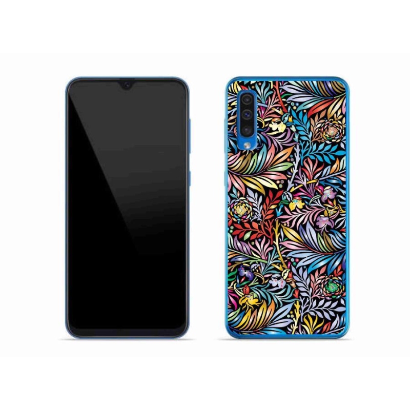 Gél borítás mmCase Samsung Galaxy A50 - virágok 5